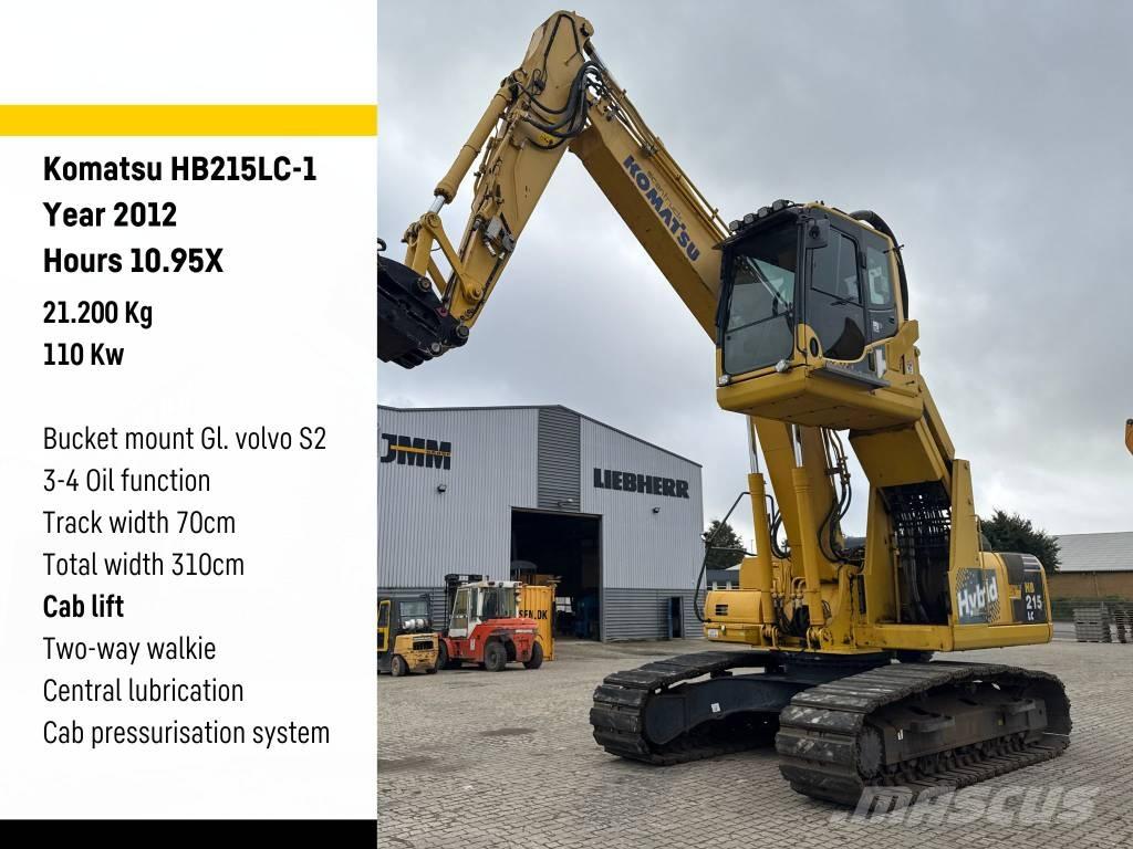 Komatsu HB215LC-1 Оператори на отпадъци/индустрия
