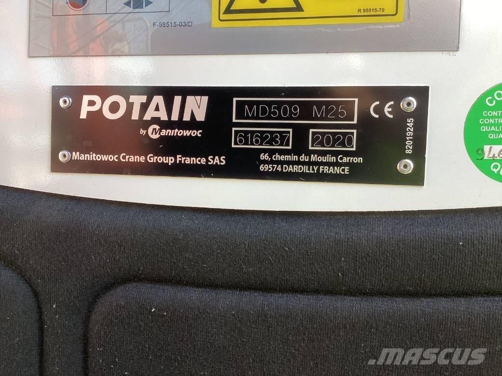 Potain MD509 Мачтови кранове