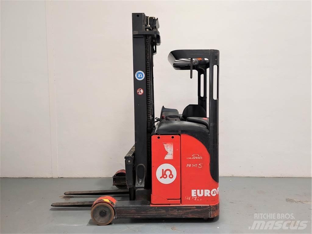 Linde R14S Ретрак/ Високоповдигач с изместване на вилката напред