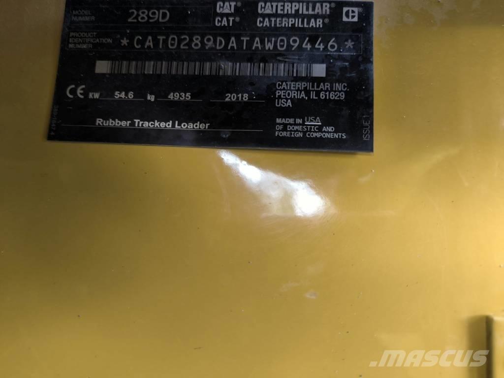CAT 289D HF XPS Мини товарачи
