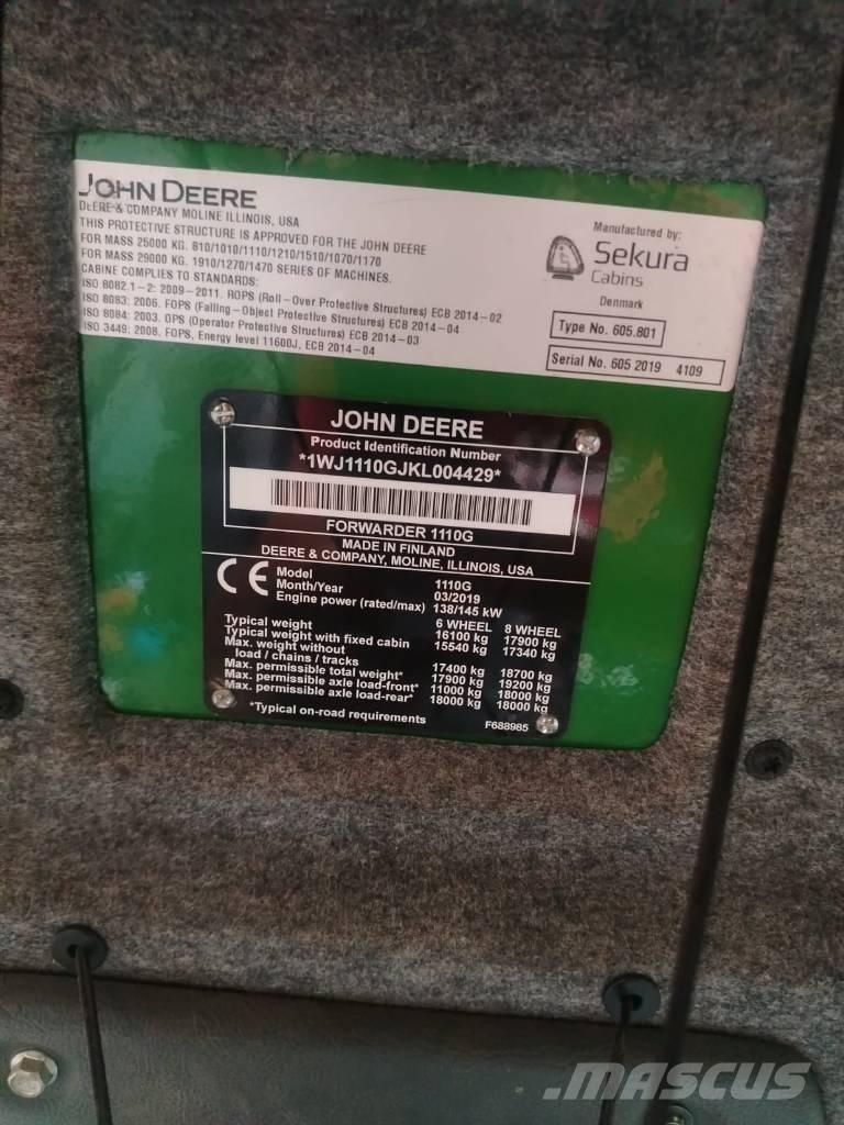 John Deere 1110 Форуардери