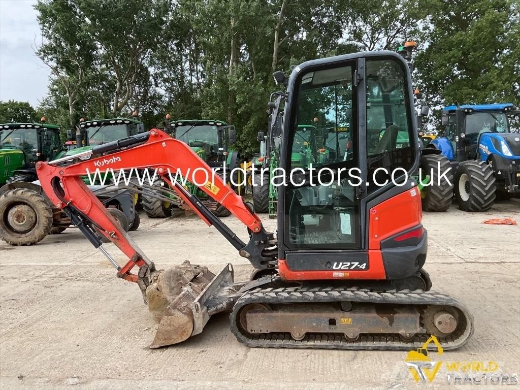 Kubota U 27-4 Мини екскаватори < 7 т