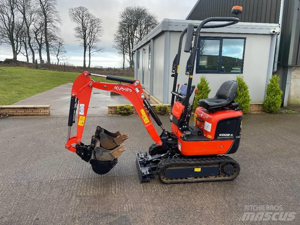 Kubota K008-5 Мини екскаватори < 7 т