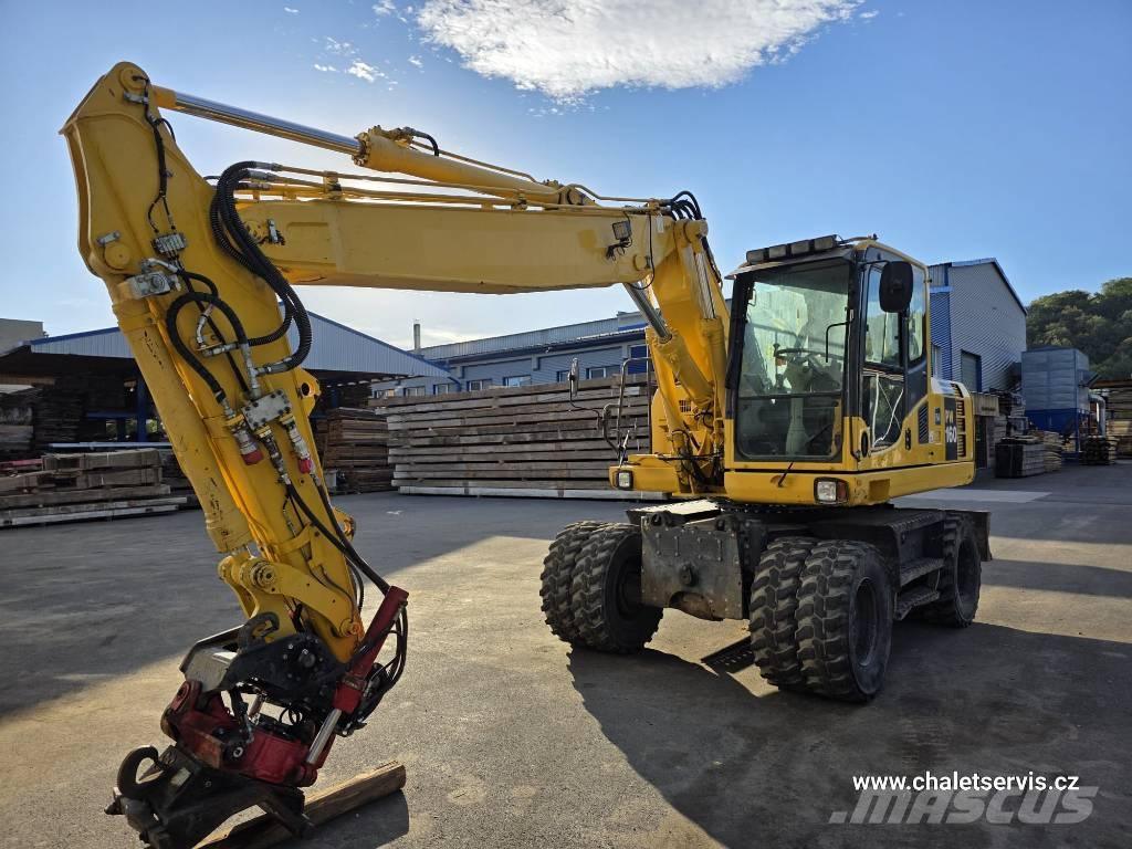 Komatsu PW 160 Колесни екскаватори