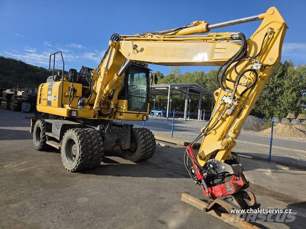 Komatsu PW 160 Колесни екскаватори