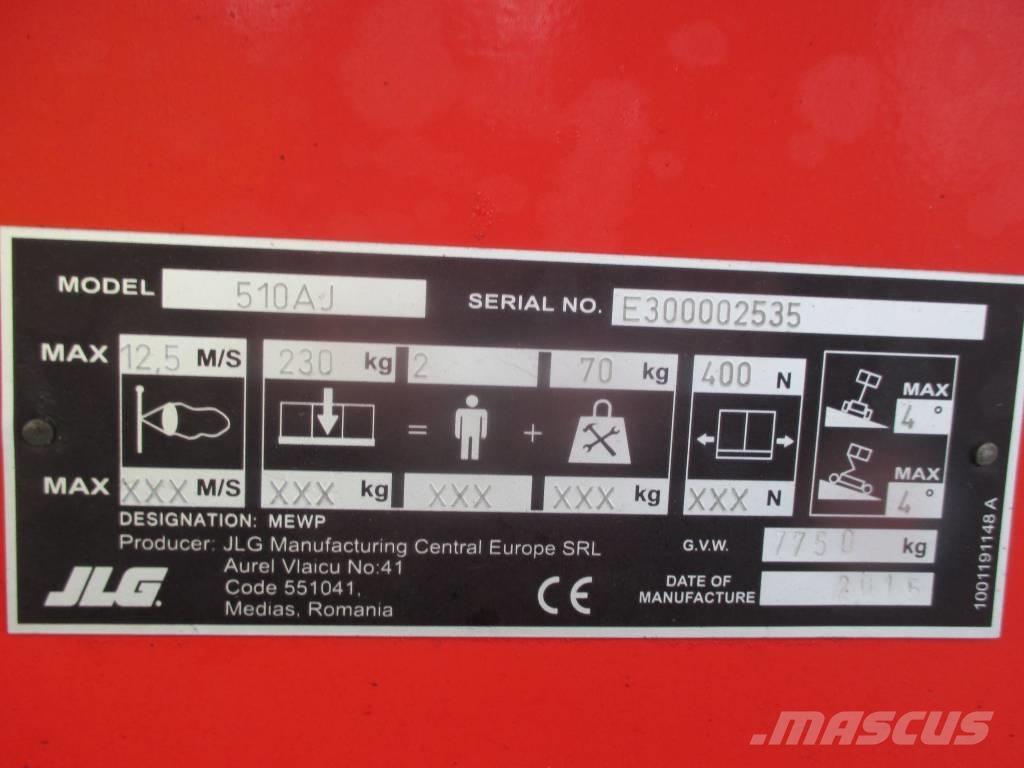 JLG 510 AJ Съчленени стрелови подемници