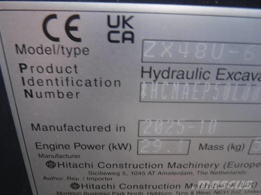 Hitachi ZX 48 U-6 Мини екскаватори < 7 т