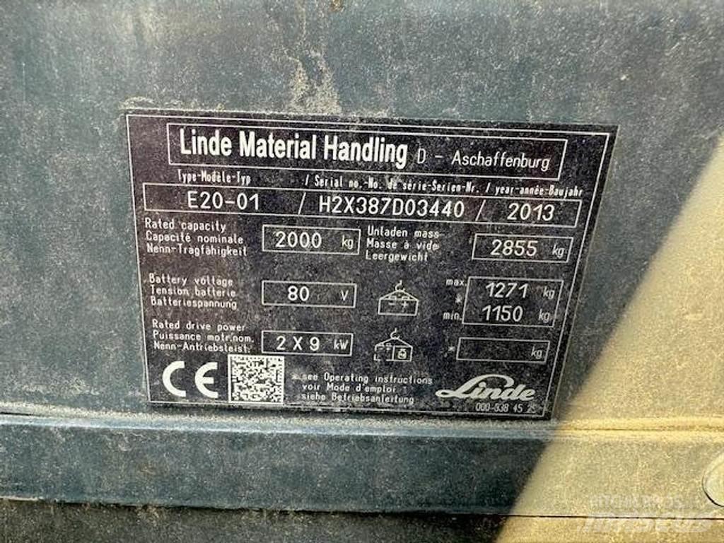 Linde E20-01 Вилични кари-повдигачи - други