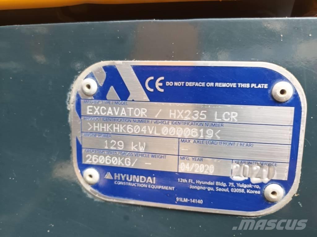 Hyundai HX 235 LCR Верижен екскаватор