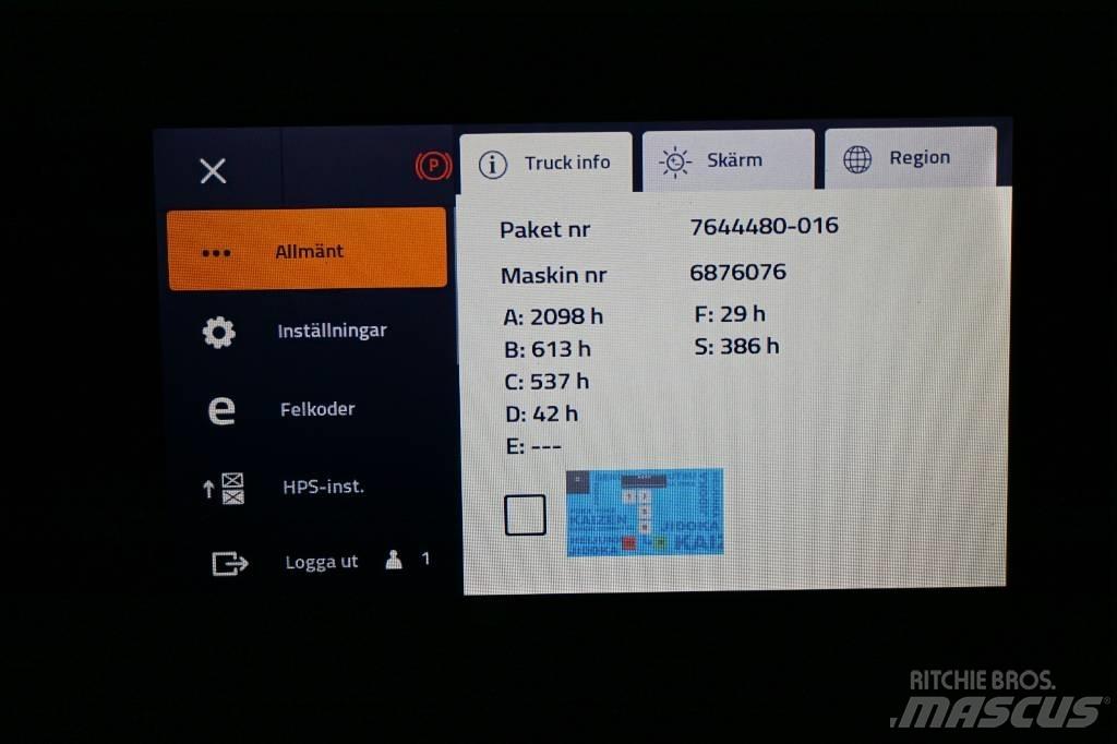 Toyota RRE140HE Ретрак/ Високоповдигач с изместване на вилката напред