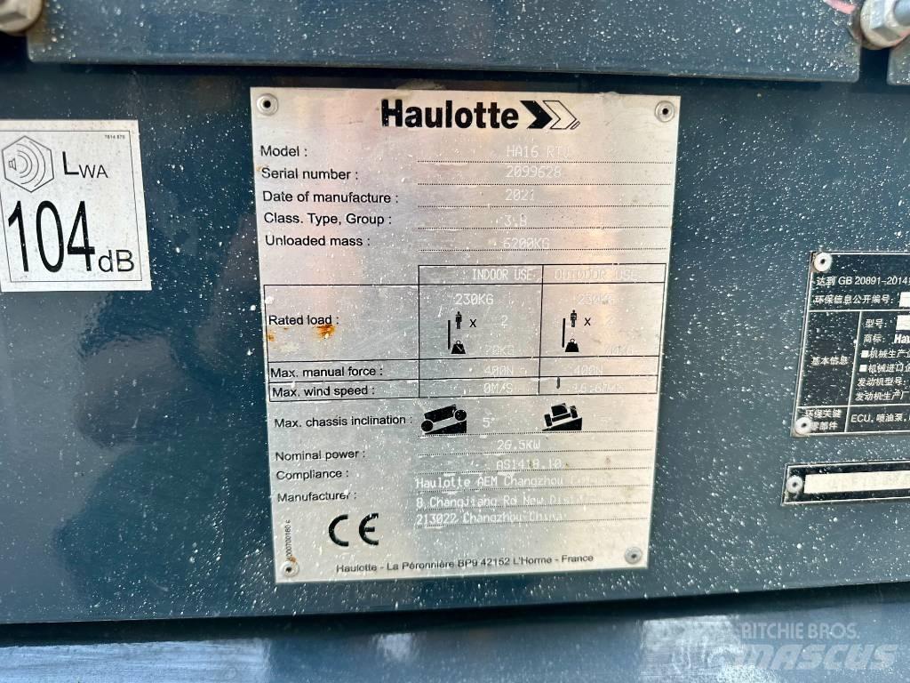 Haulotte HA16RTJ Съчленени стрелови подемници