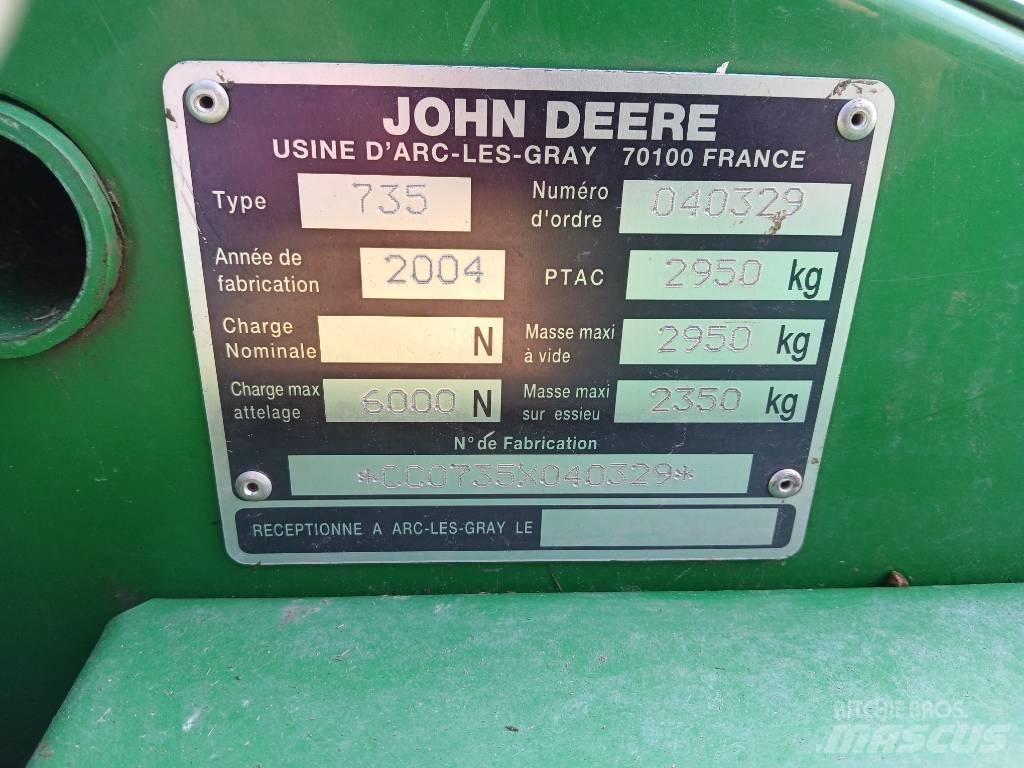 John Deere 735 Кондиционери за косачки
