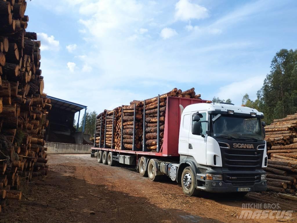Scania R 560 За превоз на дървени трупи