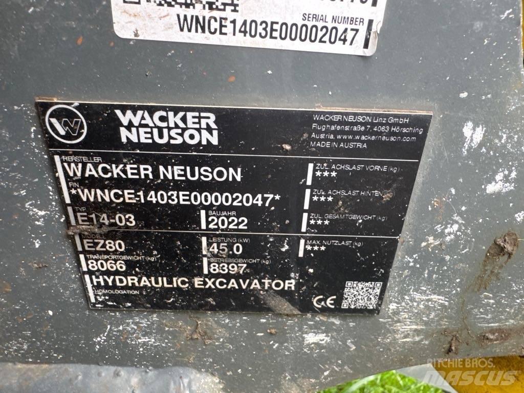 Wacker Neuson EZ80 Верижен екскаватор