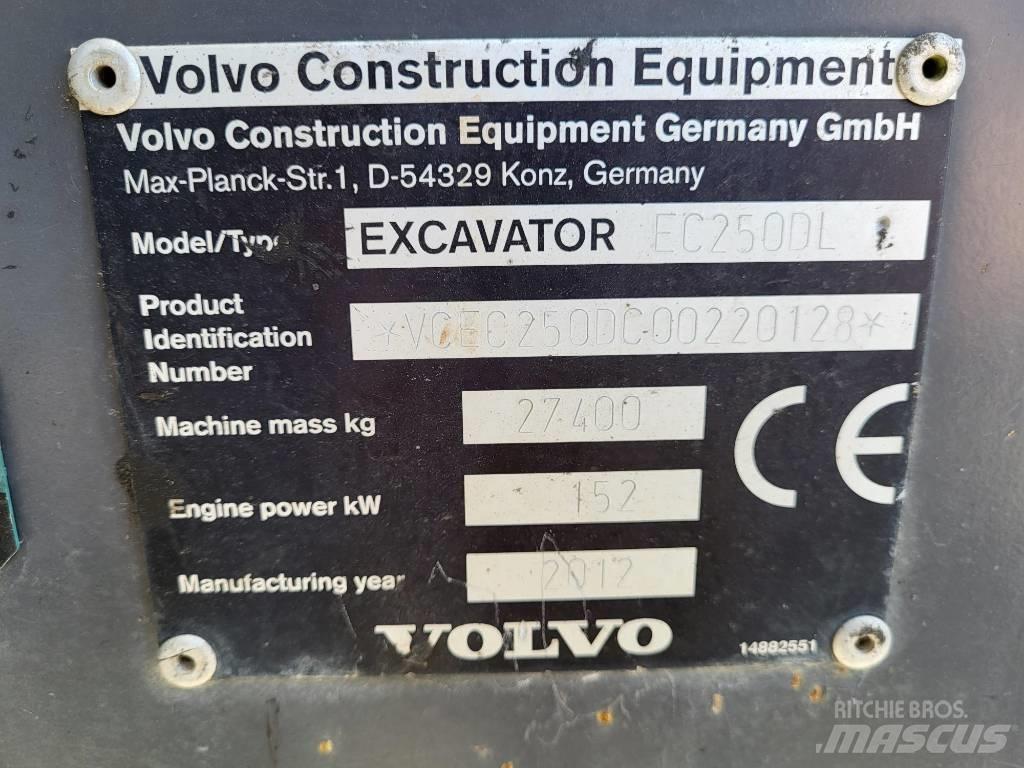 Volvo EC 250 D L Верижен екскаватор