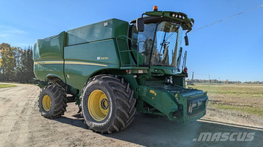 John Deere S 670 i Комбайни