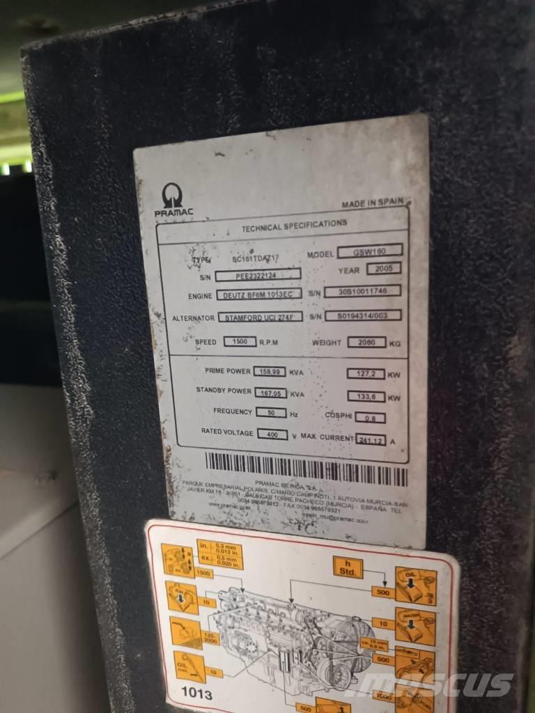 Pramac GSW 160 Дизелови генератори
