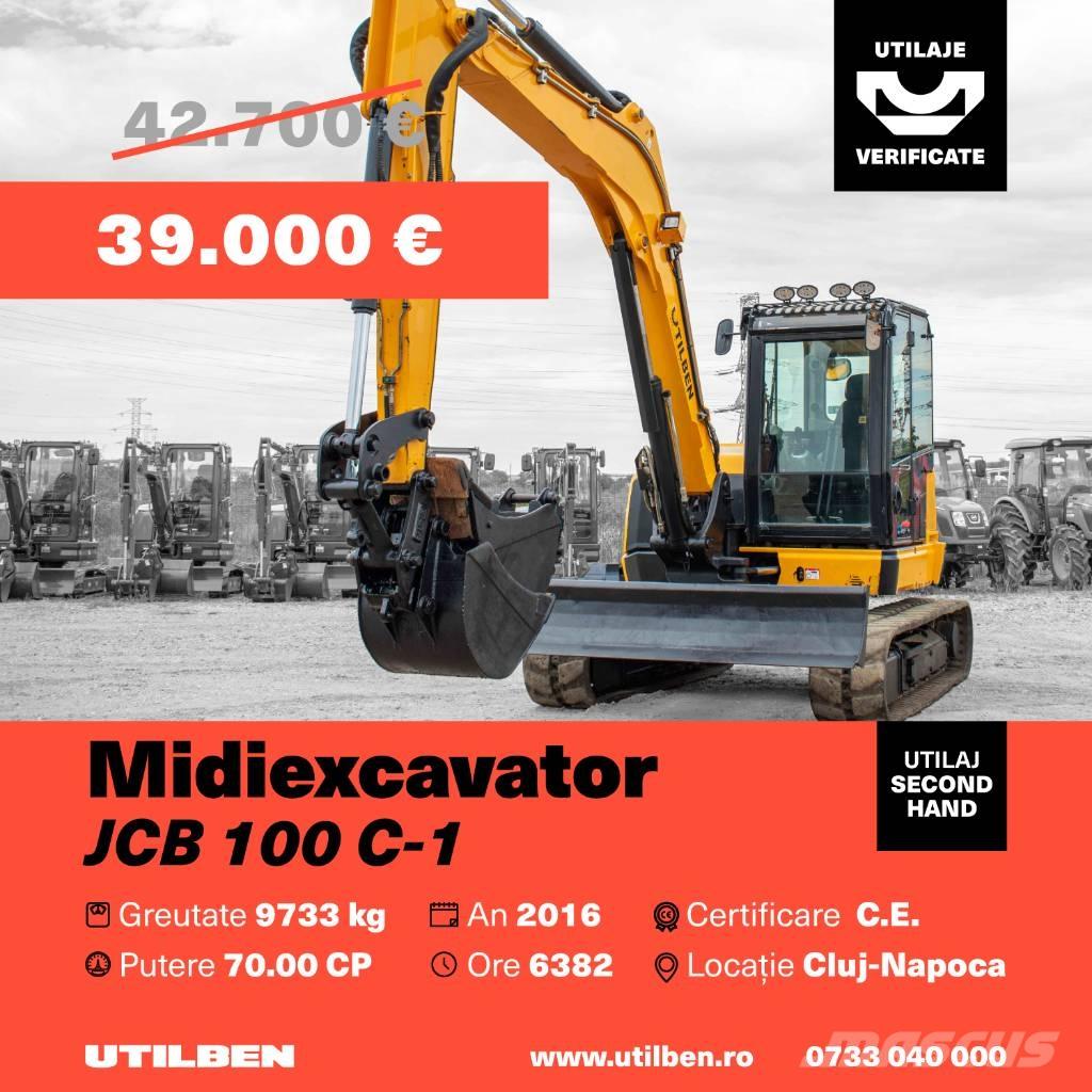 JCB 100 C-1 Средни екскаватори 7т - 12т