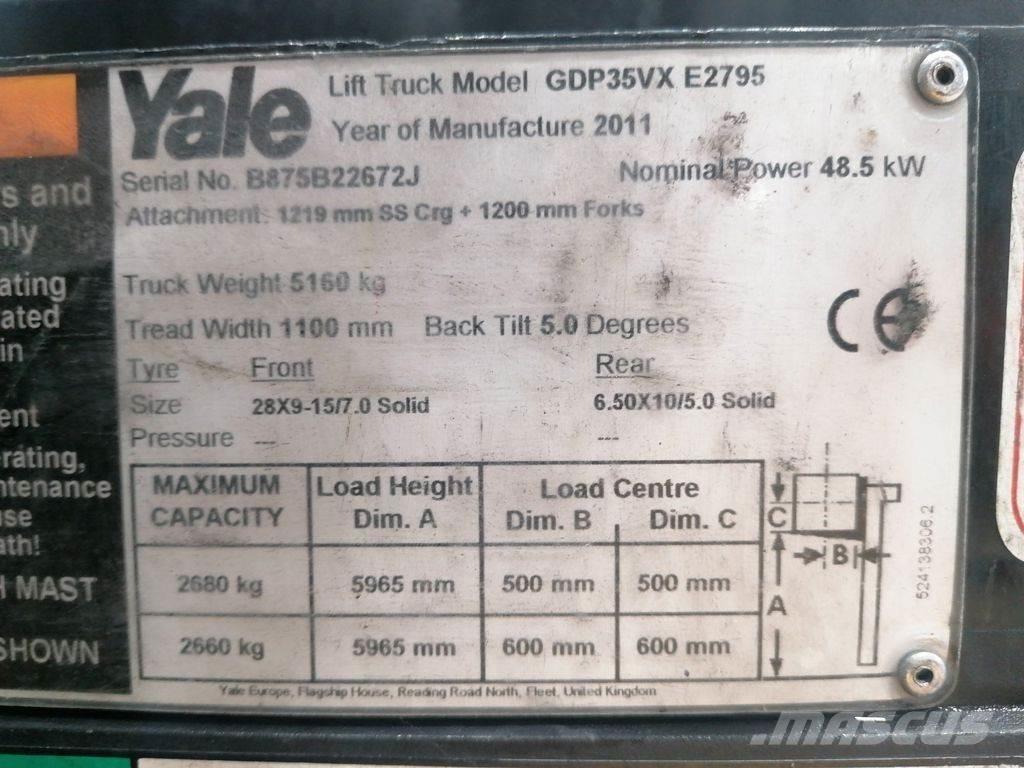 Yale GDP35VX Дизелови камиони