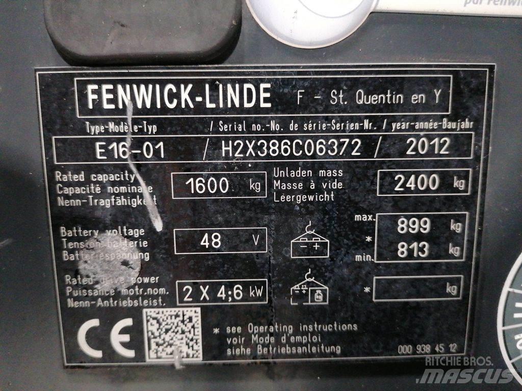 Linde E16 Електрически вилични кари-повдигачи