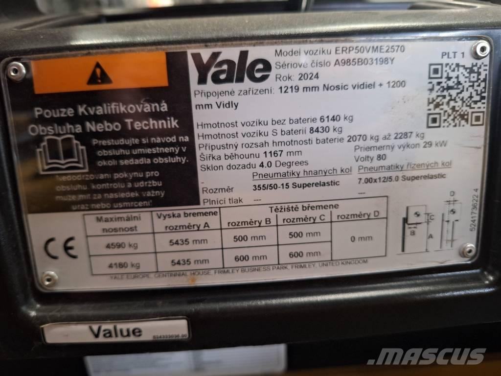 Yale ERP 50 VM Електрически вилични кари-повдигачи