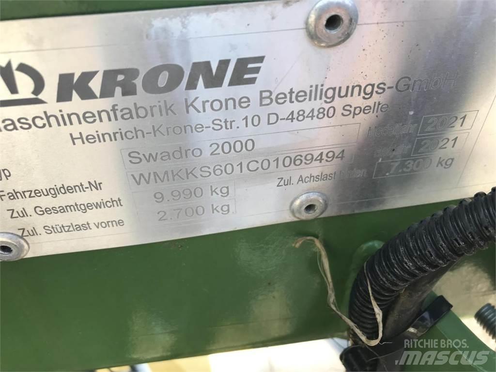 Krone Swadro 2000 Уиндроуърс/Косачки за сено и др.
