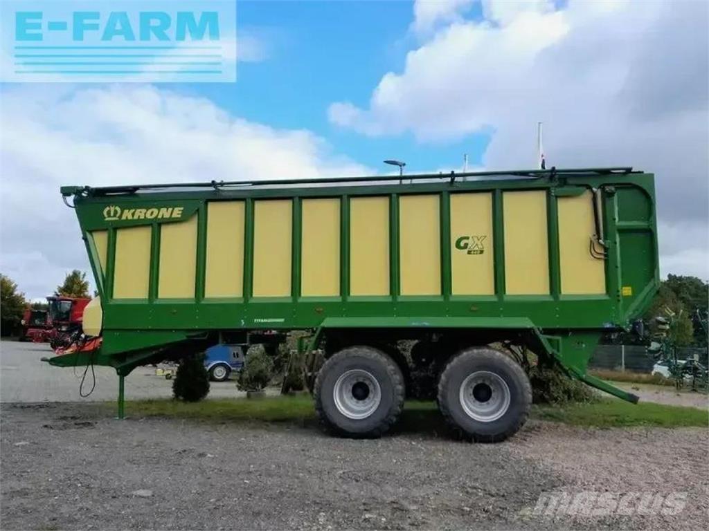 Krone gx 440 Ремаркета за зърно / силаж
