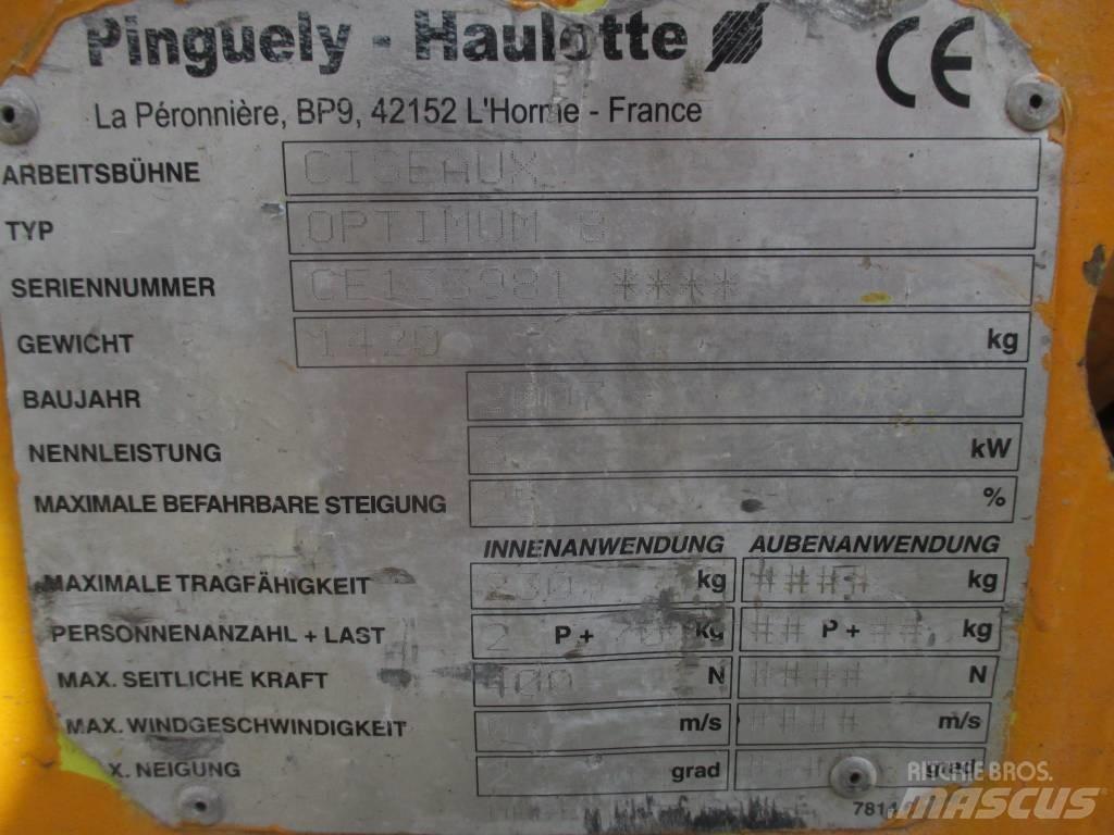 Haulotte Optimum  8 Ножични работни платформи