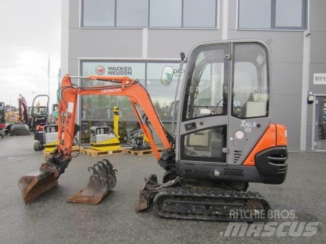 Hitachi ZX 18 Мини екскаватори < 7 т