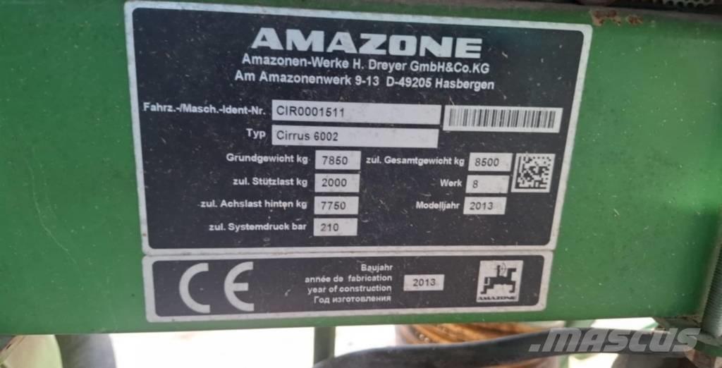 Amazone Cirrus 6002 Редосеялки