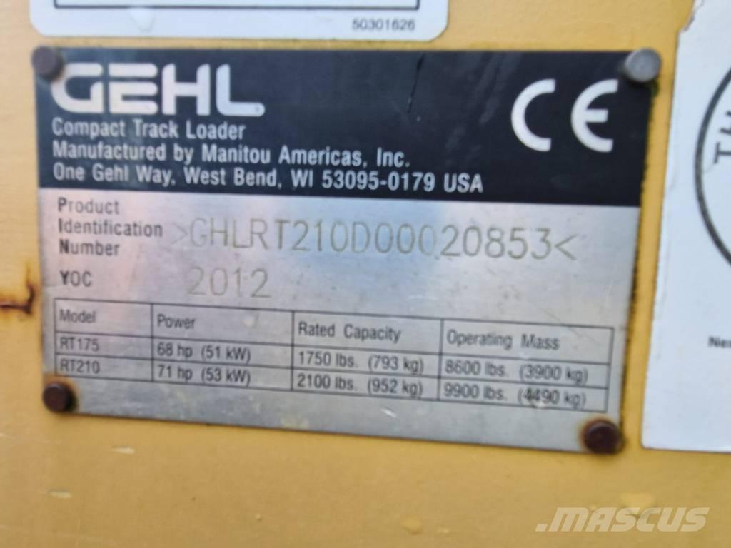 Gehl RT 210 Верижен товарач
