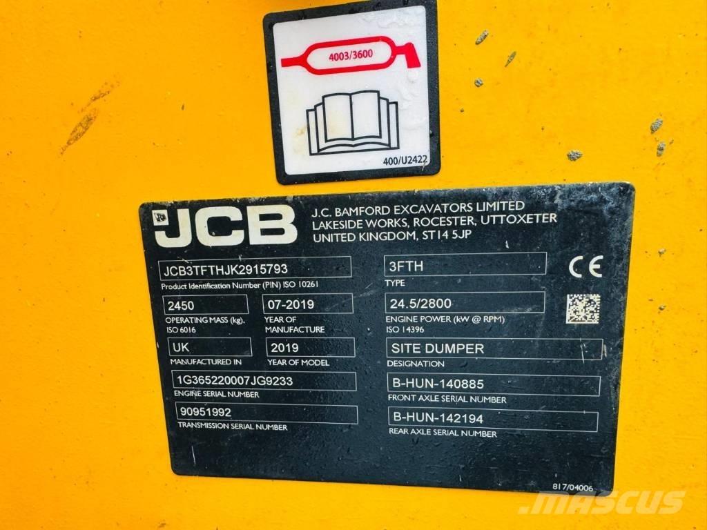 JCB 3 FTH Странични самосвали