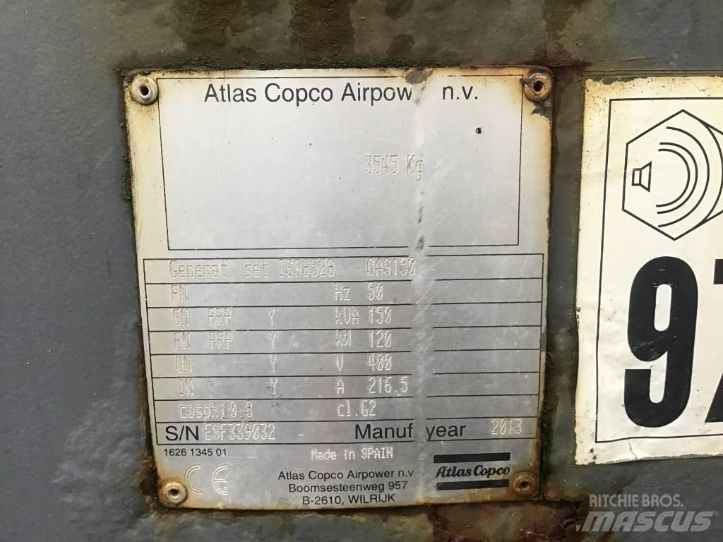 Atlas Copco QAS 150 Дизелови генератори
