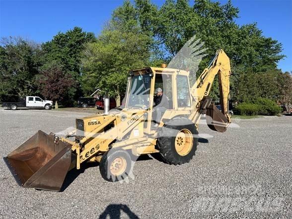 Ford 655A Товарач със заден ексватор
