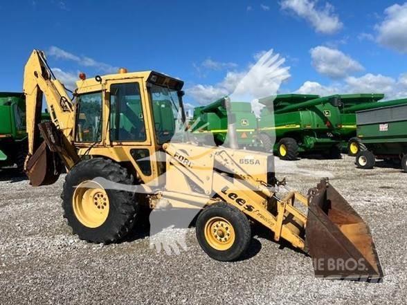 Ford 655A Товарач със заден ексватор