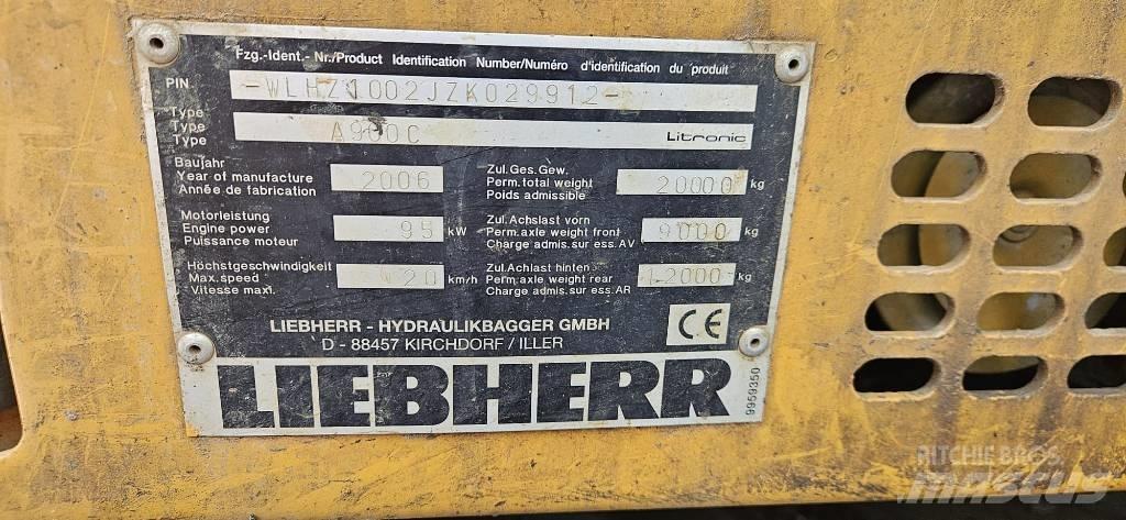 Liebherr A 900 C Колесни екскаватори