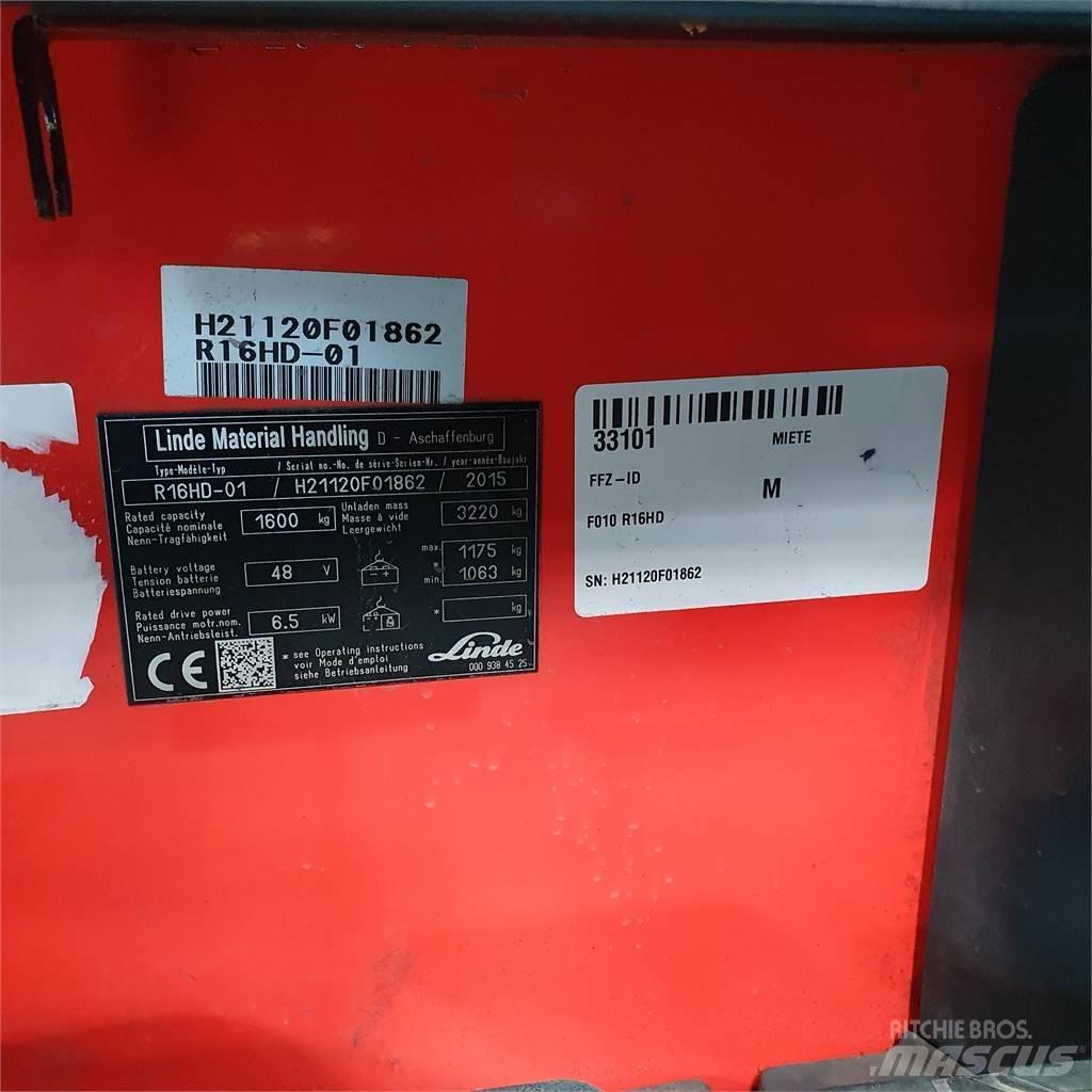 Linde R16HD Ретрак/ Високоповдигач с изместване на вилката напред