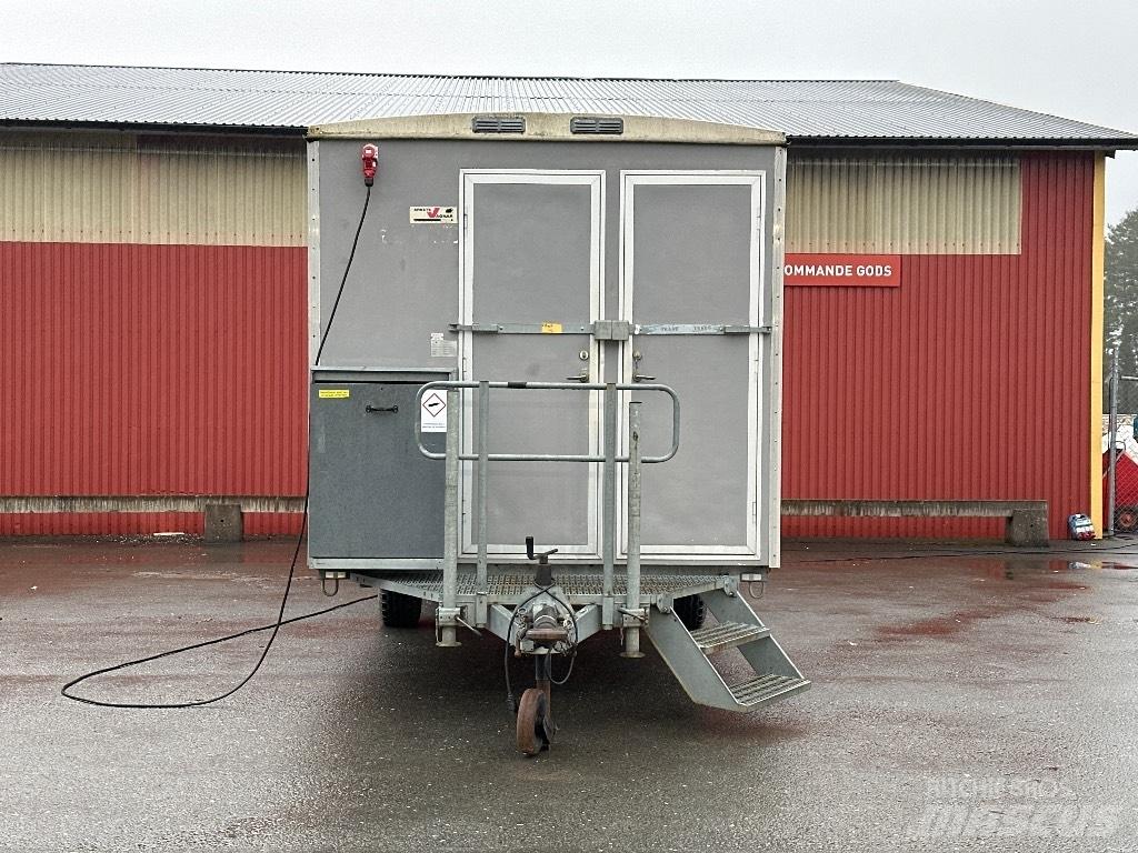  Arbetsvagnar PVT-6 Настаняване на обекта
