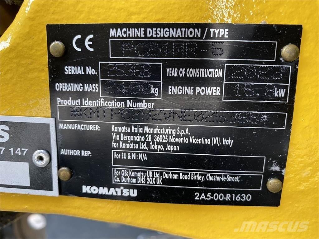 Komatsu PC24MR-5 Колесни екскаватори