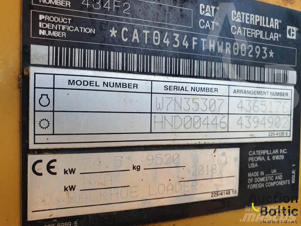 CAT 434 F2 Товарач със заден ексватор