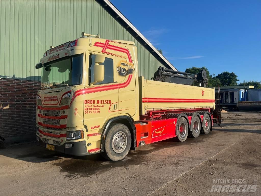 Scania R 520 Tridem Автокранове