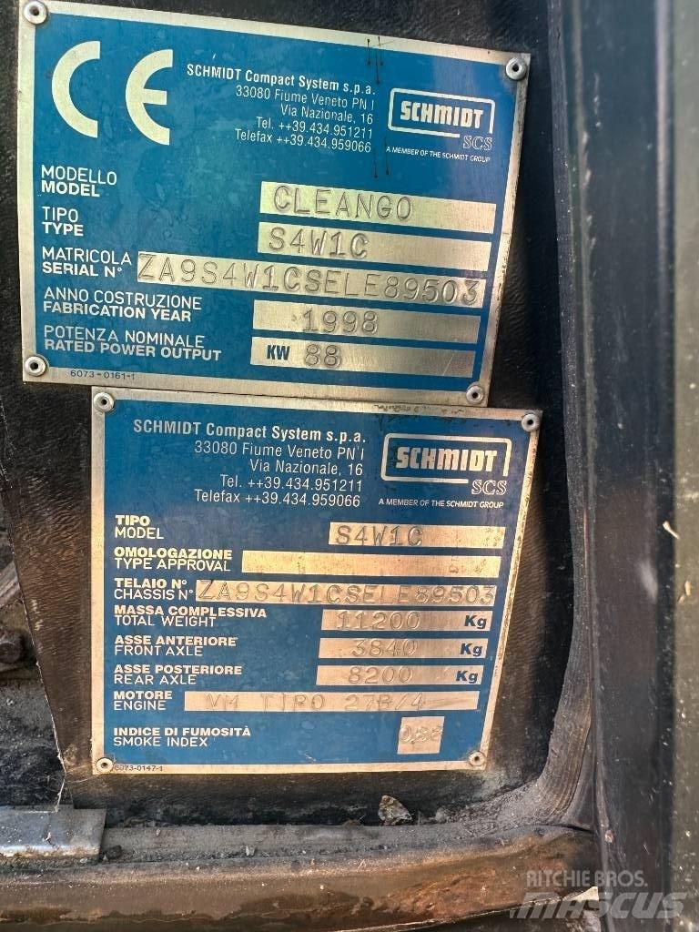Schmidt Cleango Автоматични метачки с четки