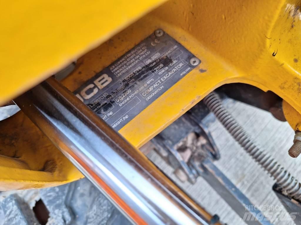 JCB 8008 Мини екскаватори < 7 т