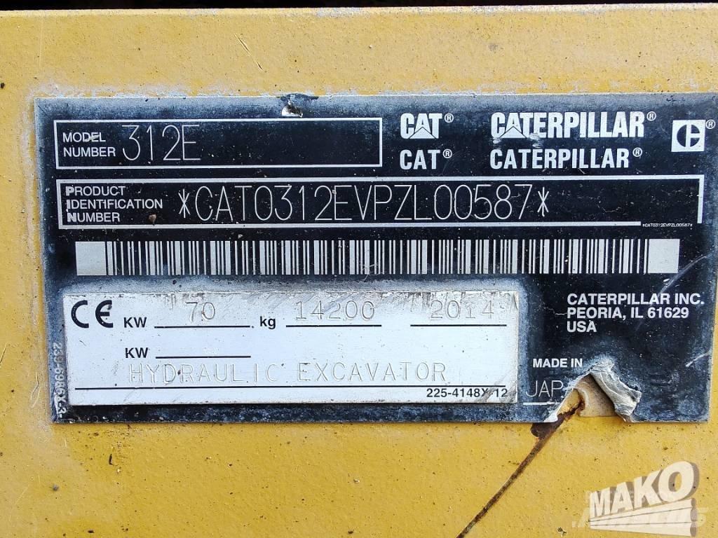 CAT 312 E Верижен екскаватор