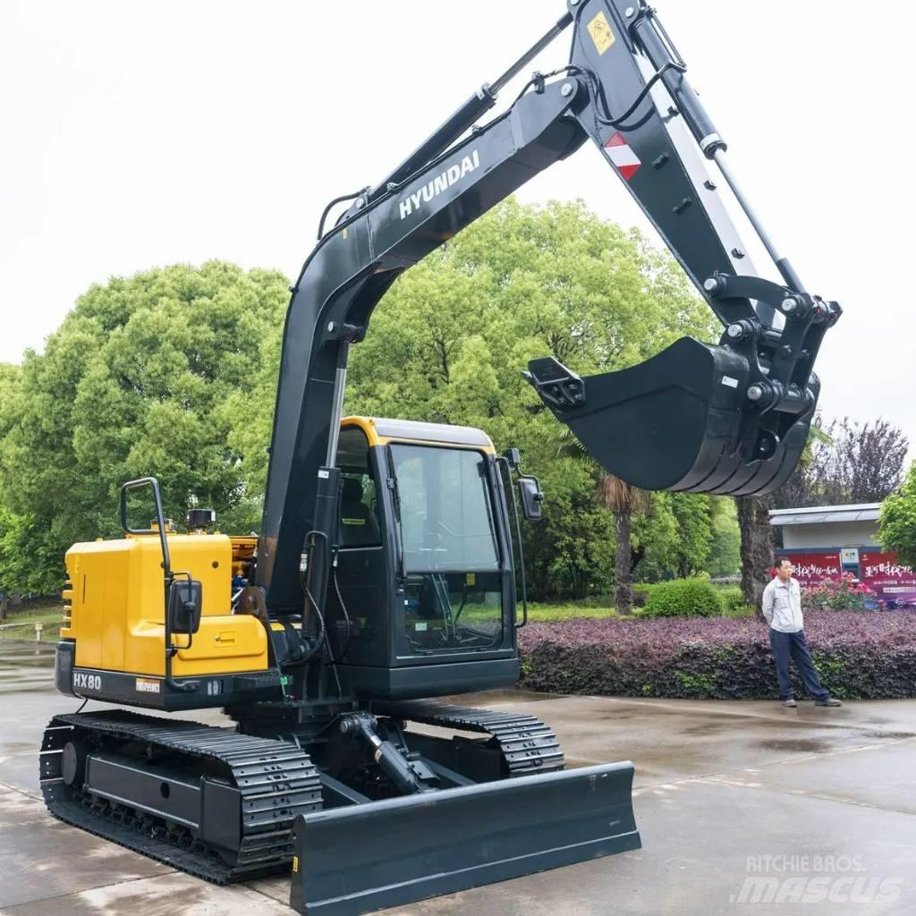 Hyundai HX80 Средни екскаватори 7т - 12т
