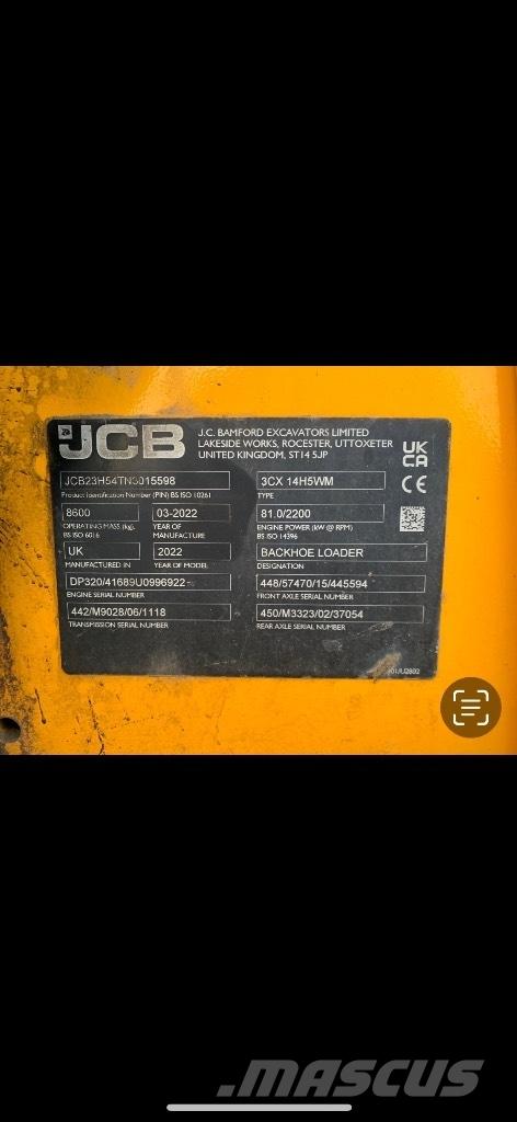 JCB 3 CX Товарач със заден ексватор