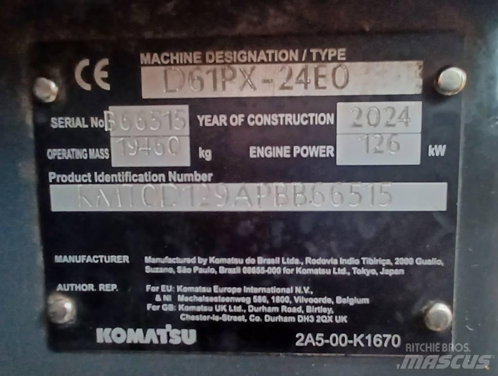 Komatsu D61PX-24 Верижни булдозери
