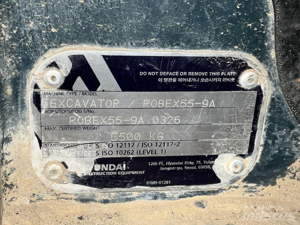 Hyundai Robex 55-9 A Кабина