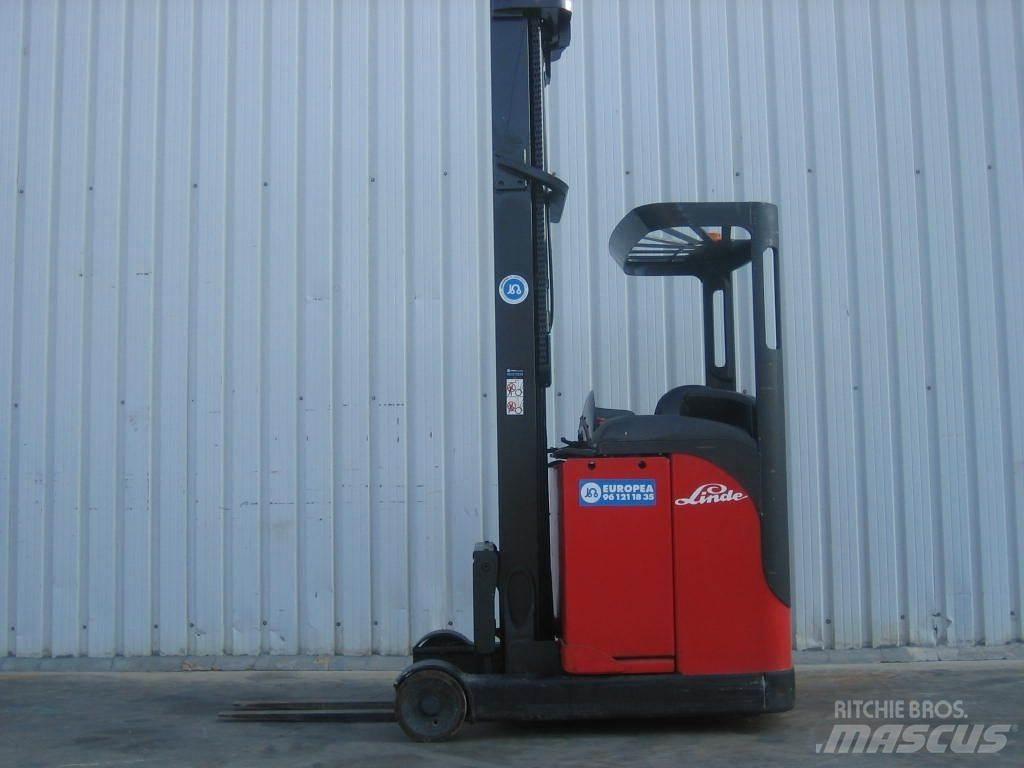 Linde R14 03 Ретрак/ Високоповдигач с изместване на вилката напред