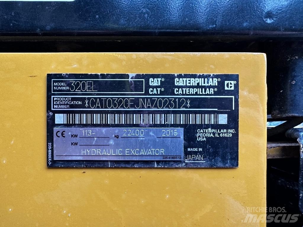 CAT 320 EL Верижен екскаватор